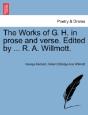 The Works Of G. H. In Prose And Verse. E - Preview