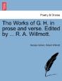 The Works Of G. H. In Prose And Verse. E - Preview