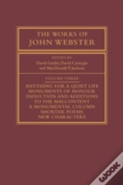 Capa do artigo The Works Of John Webster: Volume 3