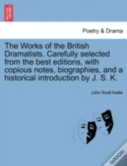 Capa do artigo The Works Of The British Dramatists. Car