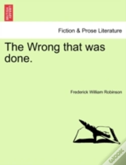 Capa do artigo The Wrong That Was Done.