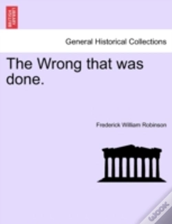 Capa do artigo The Wrong That Was Done.
