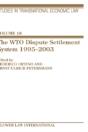 The Wto Dispute Settlement System 1995â€“2003 - Preview