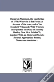 Capa do artigo Theatrum Majorum. The Cambridge Of 1776