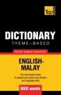 Theme-Based Dictionary British English-Malay - 9000 Words - Preview