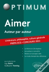 Thème De Culture Générale ; Prépa Ecg ; Concours 2022 (Édition 2022)