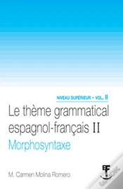 Capa do artigo Theme Grammatical Espagnol Francaisii