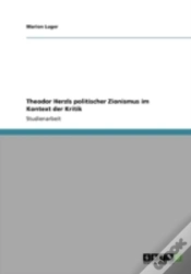 Capa do artigo Theodor Herzls Politischer Zionismus Im Kontext Der Kritik