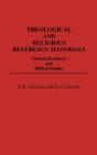 Theological And Religious Reference Materials - Preview