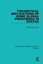 Theoretical Implications Of Some Global Phenomena In Syntax - Preview