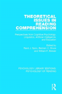 Theoretical Issues In Reading Comprehension - Preview