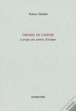 Capa do artigo Théorie De L'Espoir : A Propos Des Ateliers D'Ecriture