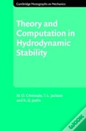 Theory And Computation Of Hydrodynamic Stability