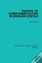 Capa do artigo Theory Of Complementation In English Syntax