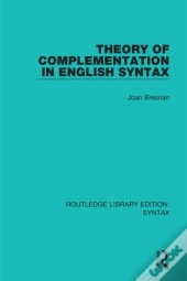 Theory Of Complementation In English Syntax