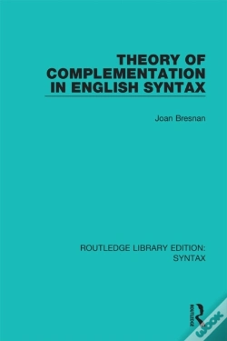 Capa do artigo Theory Of Complementation In English Syntax