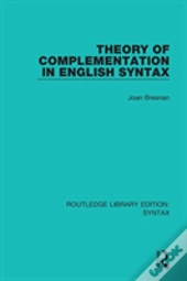 Theory Of Complementation In English Syntax