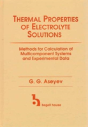 Thermal Properties Of Electrolyte Solutions - Preview