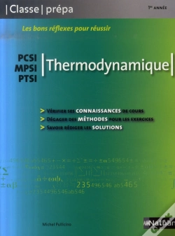 Capa do artigo Thermodynamique ; Pcsi, Mpsi, Ptsi ; Classe Prépa 1ère Année (Édition 2007)