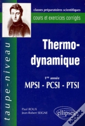 Capa do artigo Thermodynamique Pcsi-Mpsi-Ptsi - Cours Et Exercices Corrigés