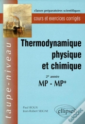 Capa do artigo Thermodynamique Physique Et Chimique Mp-Mp* - Cours Et Exercices Corrigés