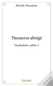 Capa do artigo Thesaurus Abrege