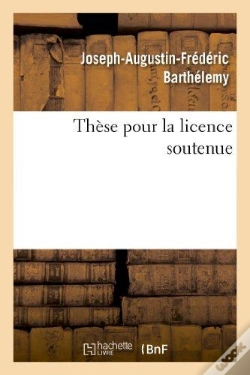 Capa do artigo These Pour La License Soutenue