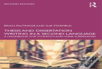 Thesis And Dissertation Writing In A Second Language