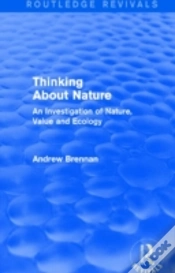 Capa do artigo Thinking About Nature (Routledge Revivals)
