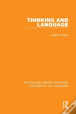 Capa do artigo Thinking And Language