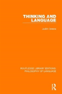 Thinking And Language - Preview
