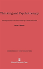 Thinking And Psychotherapy - Preview