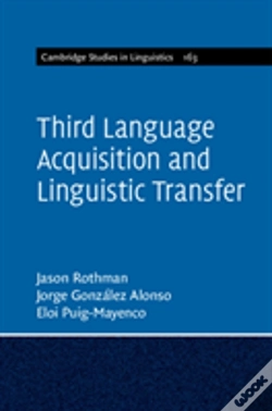 Capa do artigo Third Language Acquisition And Linguistic Transfer