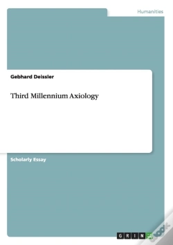 Capa do artigo Third Millennium Axiology