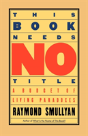 This Book Needs No Title - Preview