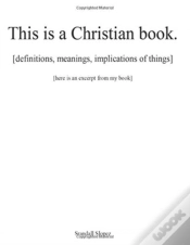 Capa do artigo This Is A Christian Book.: (Definitions,
