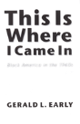 This Is Where I Came In - Preview