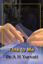This To Me - Preview