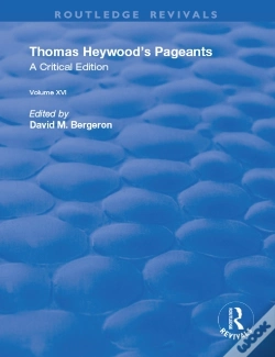Capa do artigo Thomas Heywood'S Pageants