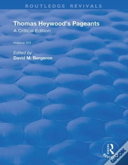 Capa do artigo Thomas Heywood'S Pageants