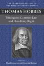Thomas Hobbes: Writings On Common Law And Hereditary Right - Preview