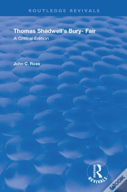Capa do artigo Thomas Shadwell'S Bury-Fair