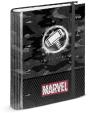 Thor Hammer Pasta de 4 Anéis Papel Quadriculado, Cinza - Preview