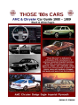 Those 80s Cars - Amc & Chrysler (Black & White) - Preview