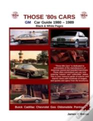 Those 80s Cars - Gm (Black & White)