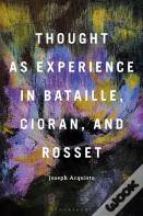 Thought As Experience In Bataille, Cioran, And Rosset