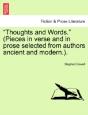 Thoughts And Words.   Pieces In Verse A - Preview