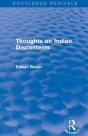 Thoughts On Indian Discontents (Routledge Revivals) - Preview