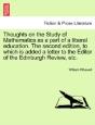 Thoughts On The Study Of Mathematics As - Preview