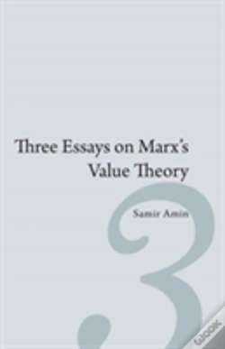 Capa do artigo Three Essays On Marx'S Value Theory